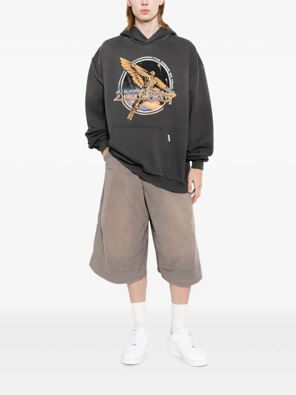 Represent Hoodie met print Grijs