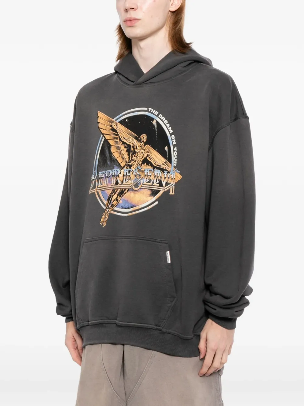 Represent Hoodie met print Grijs