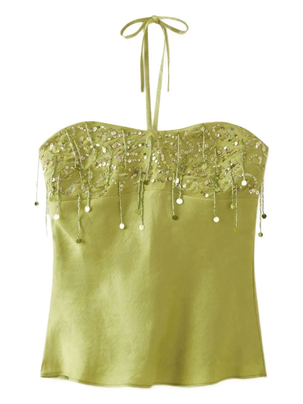 Asta Resort x Yasmin centre-back zip top | Green | Image 1