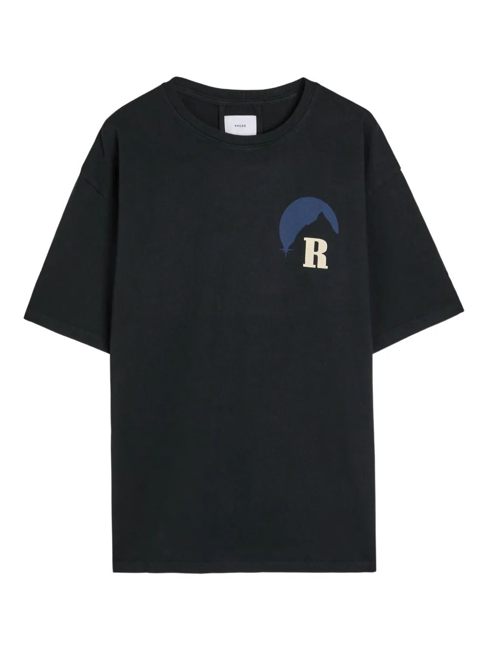 RHUDE mountain-graphic T-shirt - Nero