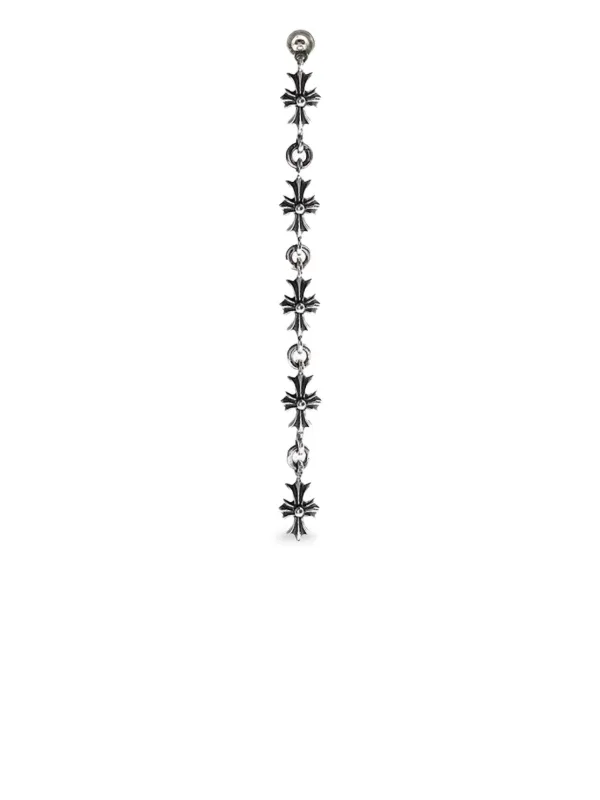Chrome Hearts Tiny E Plus 5 Links Drop Earring | Silver | FARFETCH