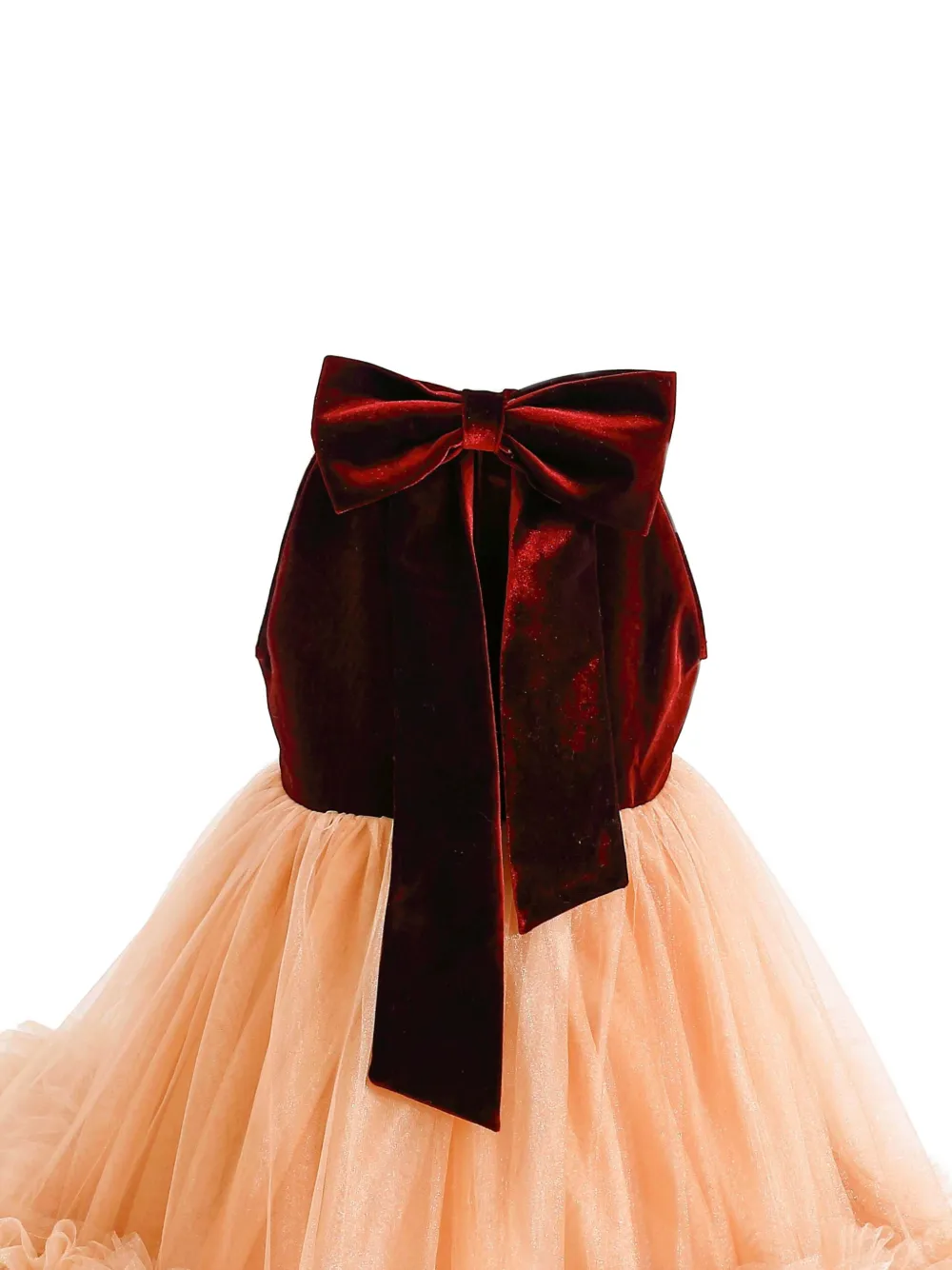  Tulleen Tulle Pom-pom Dress - Neutrals 