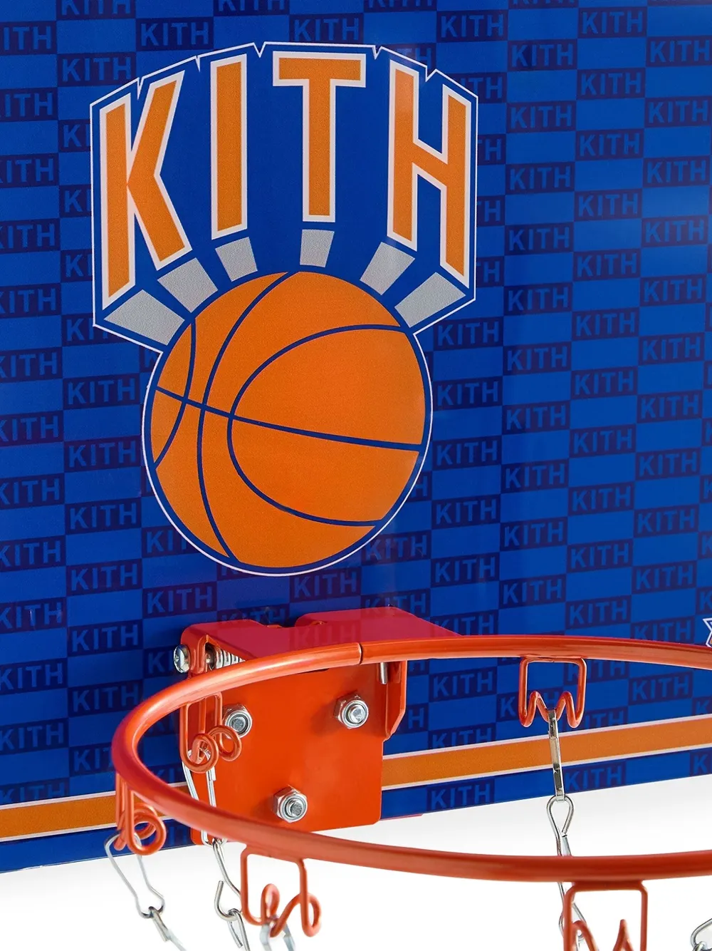 Kith Wilson Knicks Mini Hoop In Blue
