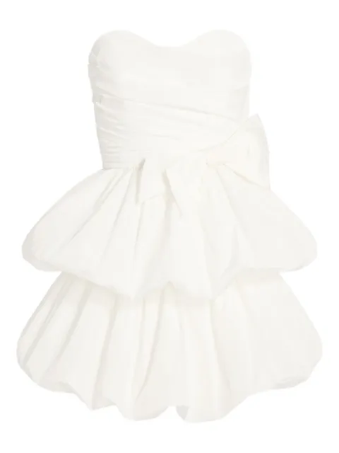 Jenny Packham bow tiered mini dress