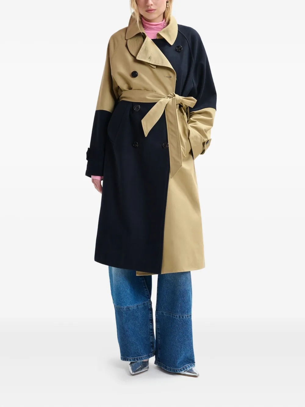 Essentiel Antwerp Just colour-block coat | Gabardinas e impermeables | Image 2