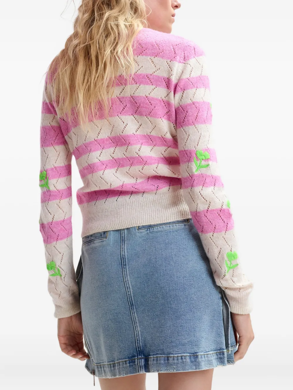 Essentiel Antwerp Ja Ruffled Skirt In Blue