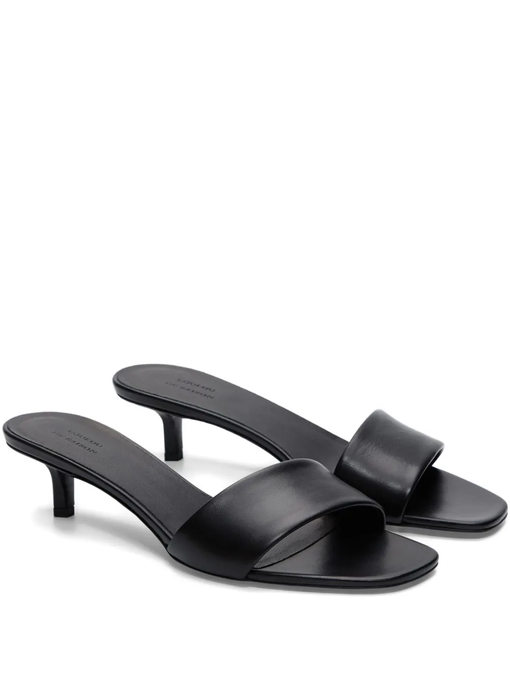 LouLou de Saison Mules Andy con tacco - Nero