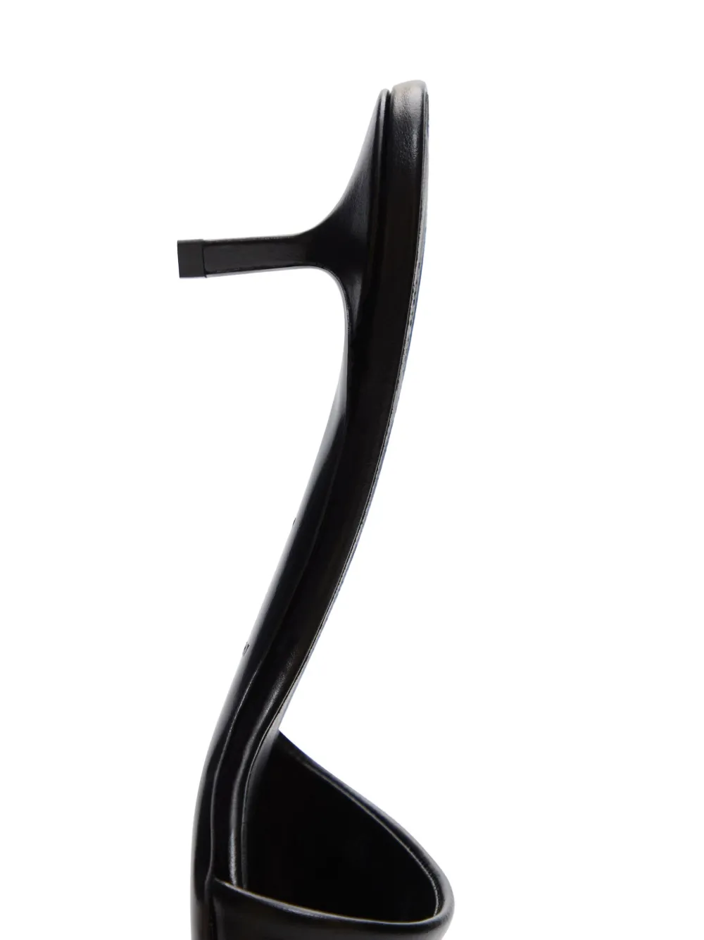 LouLou de Saison Andy muiltjes met hak Zwart