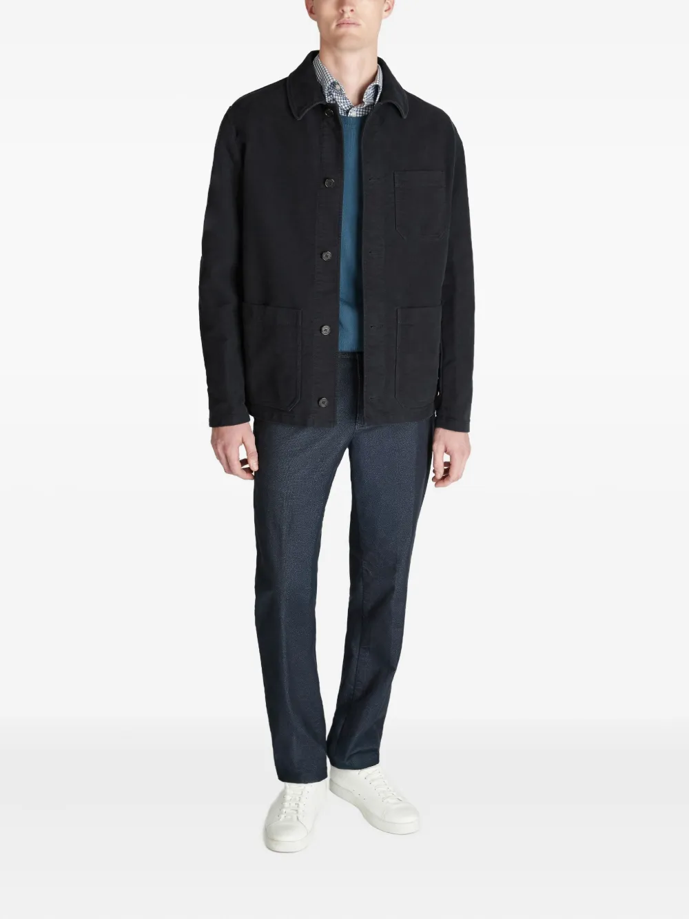 slowear moleskin cotton trousers | Regular-Fit & Straight Leg Pants | Image 2