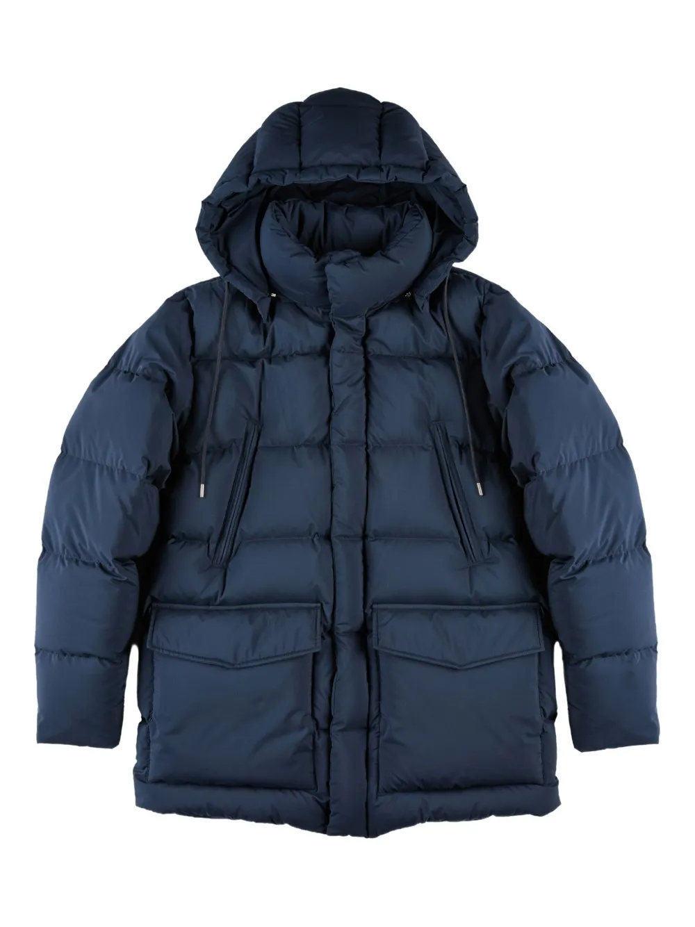 slowear x Montedoro quilted bomber jacket | Blue | Image 1