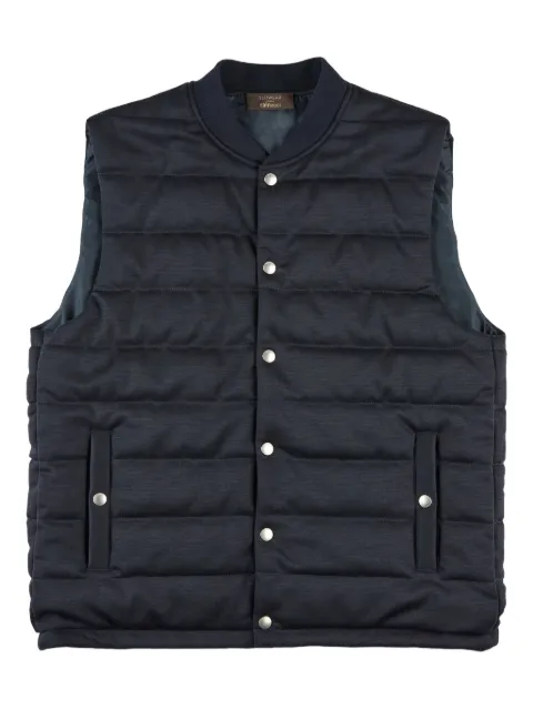 slowear welt pockets wool gilet