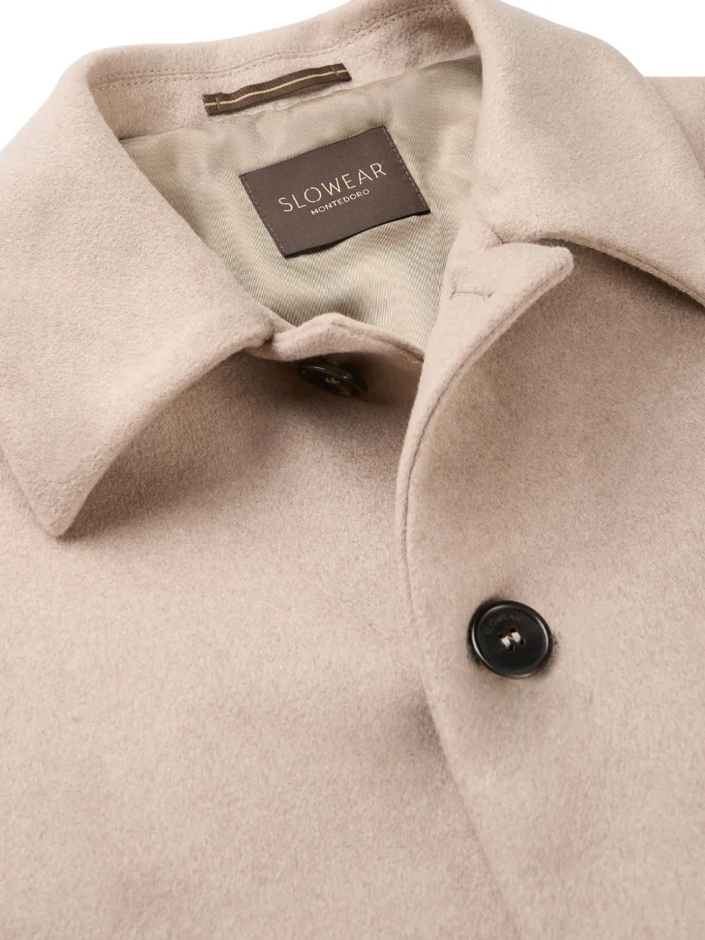slowear x Montedoro jas met split Beige