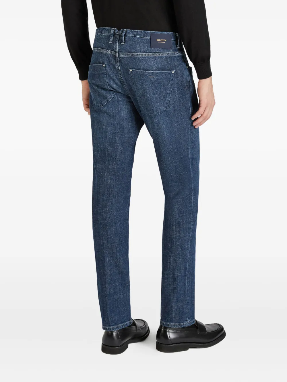 slowear Katoenen pantalon met vijf zakken Blauw