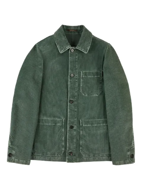 slowear chest pocket cotton shirt jacket