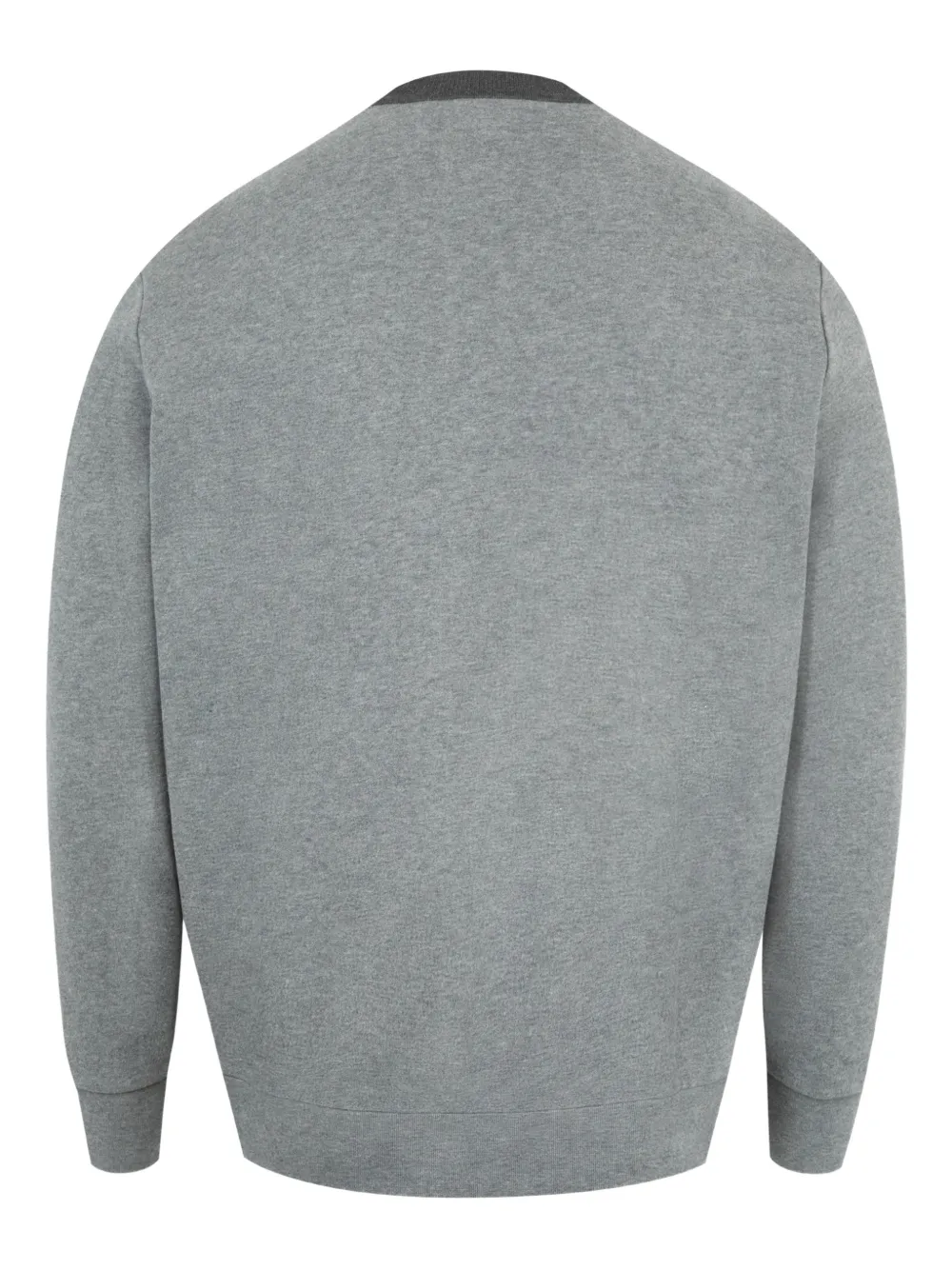 Moncler logo-patch sweatshirt - Grijs