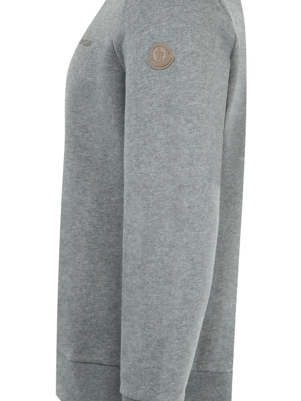  Moncler Logo-patch Sweatshirt - Grey 