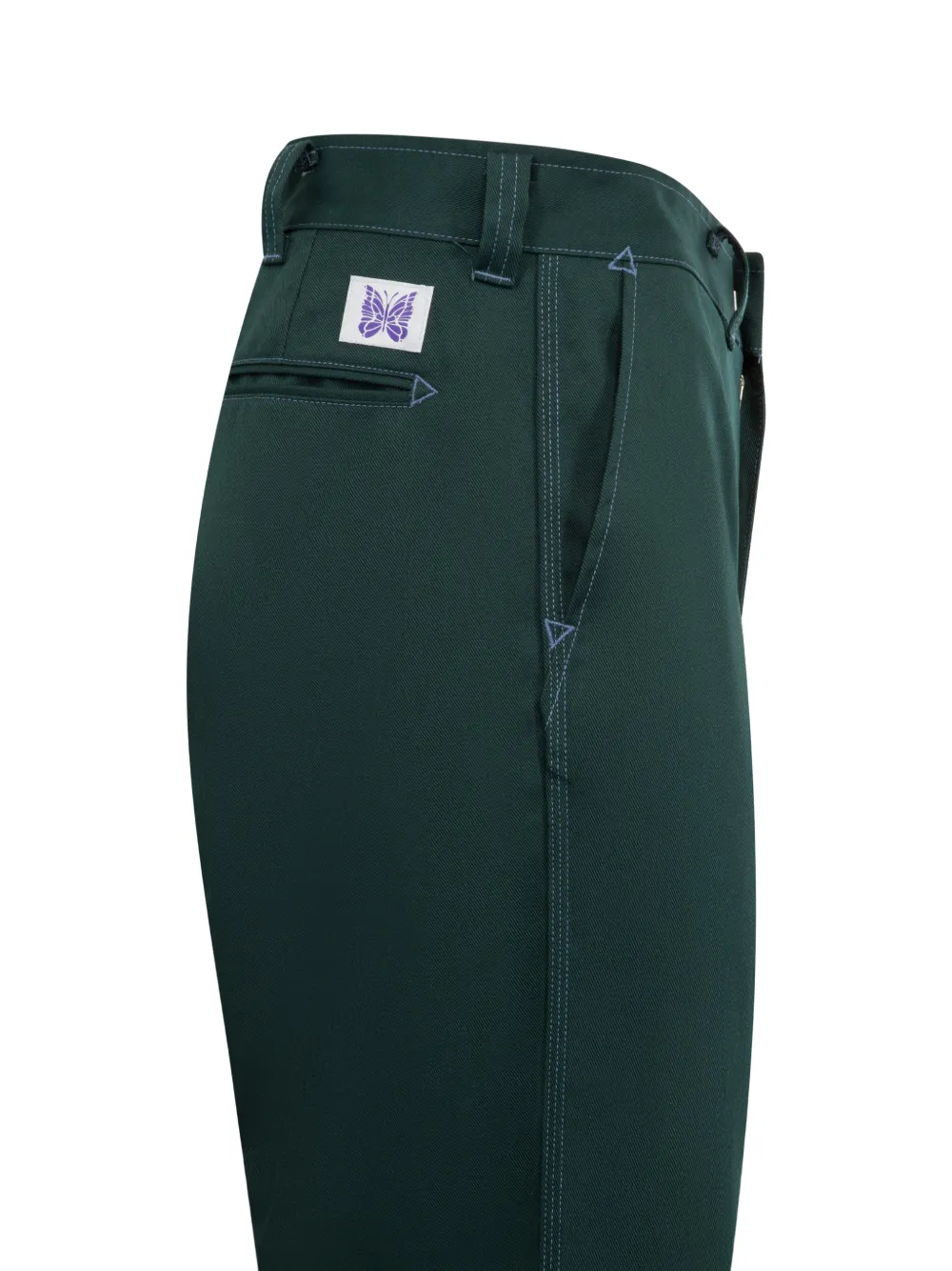  Needles Belt-loops Work Trousers - Green 