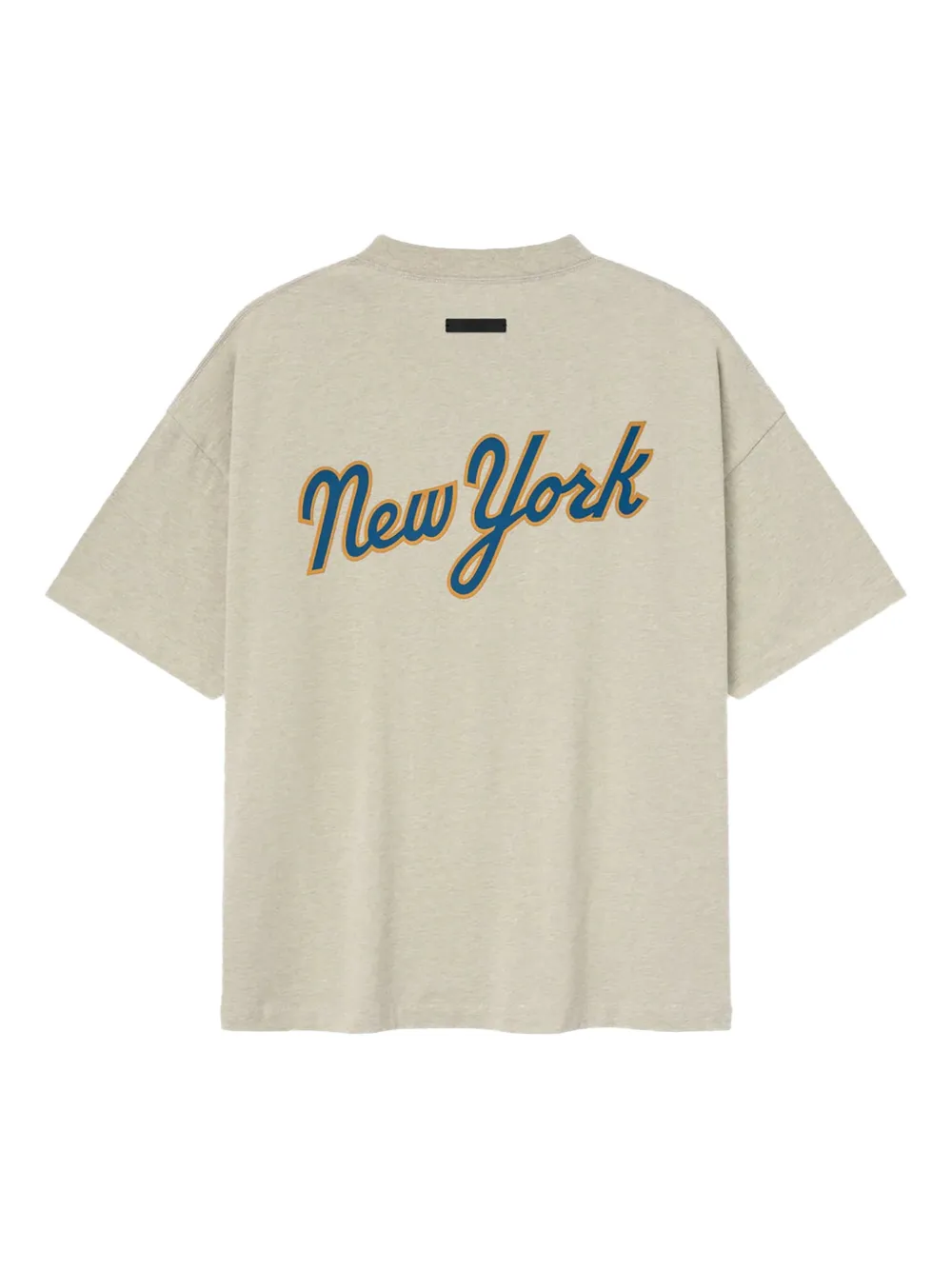 FEAR OF GOD ESSENTIALS x New York Mets 90's T-shirt met print Beige