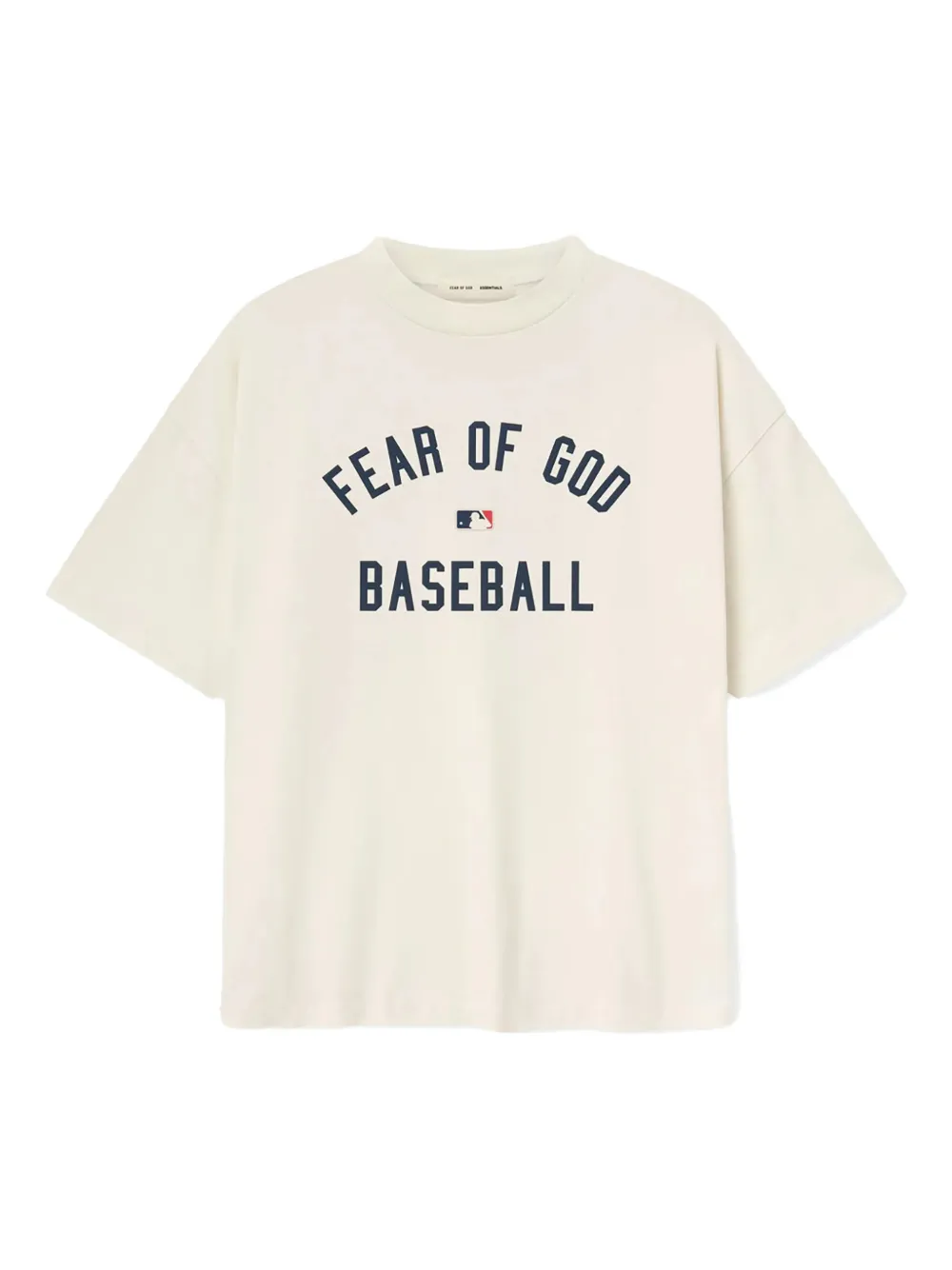 FEAR OF GOD ESSENTIALS playera estampado años 90 en colaboración con MLB | neutro | Image 1