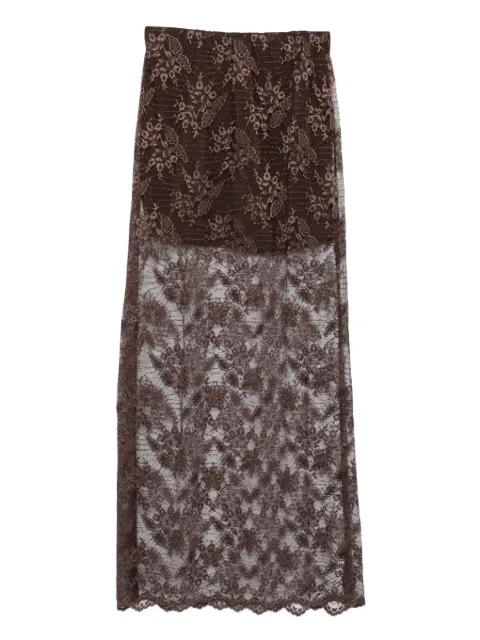 SO ALLURE lace maxi skirt
