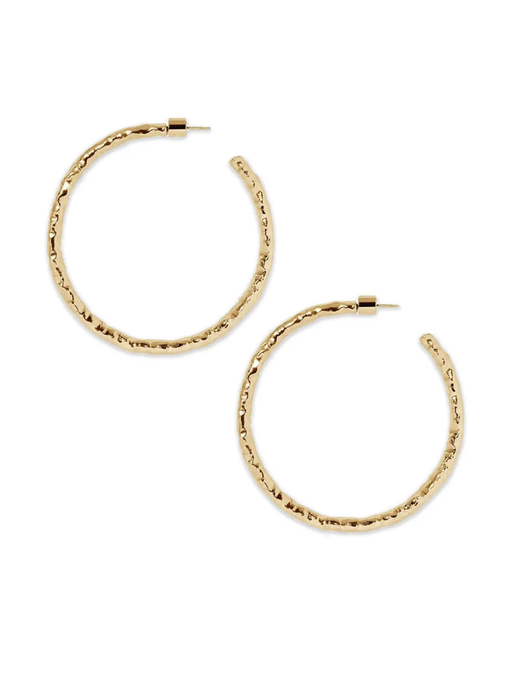 Jennifer Fisher Hailey hammered hoop earrings - Oro