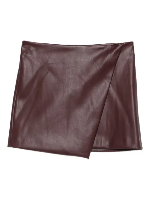 SO ALLURE tonal stitching mini skirt