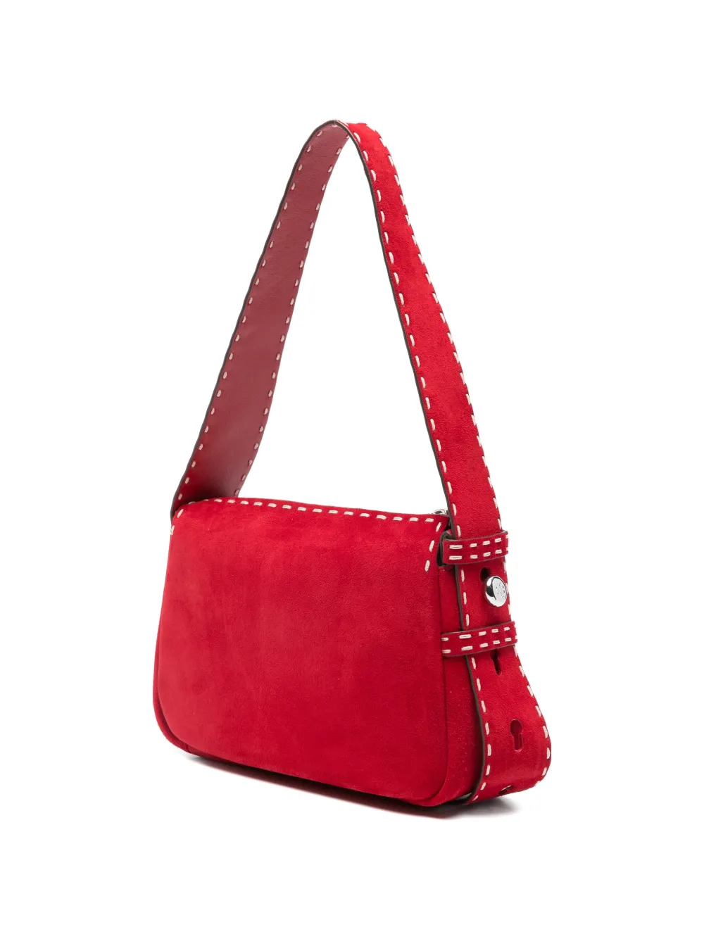 small Romy pick stitch tote bag