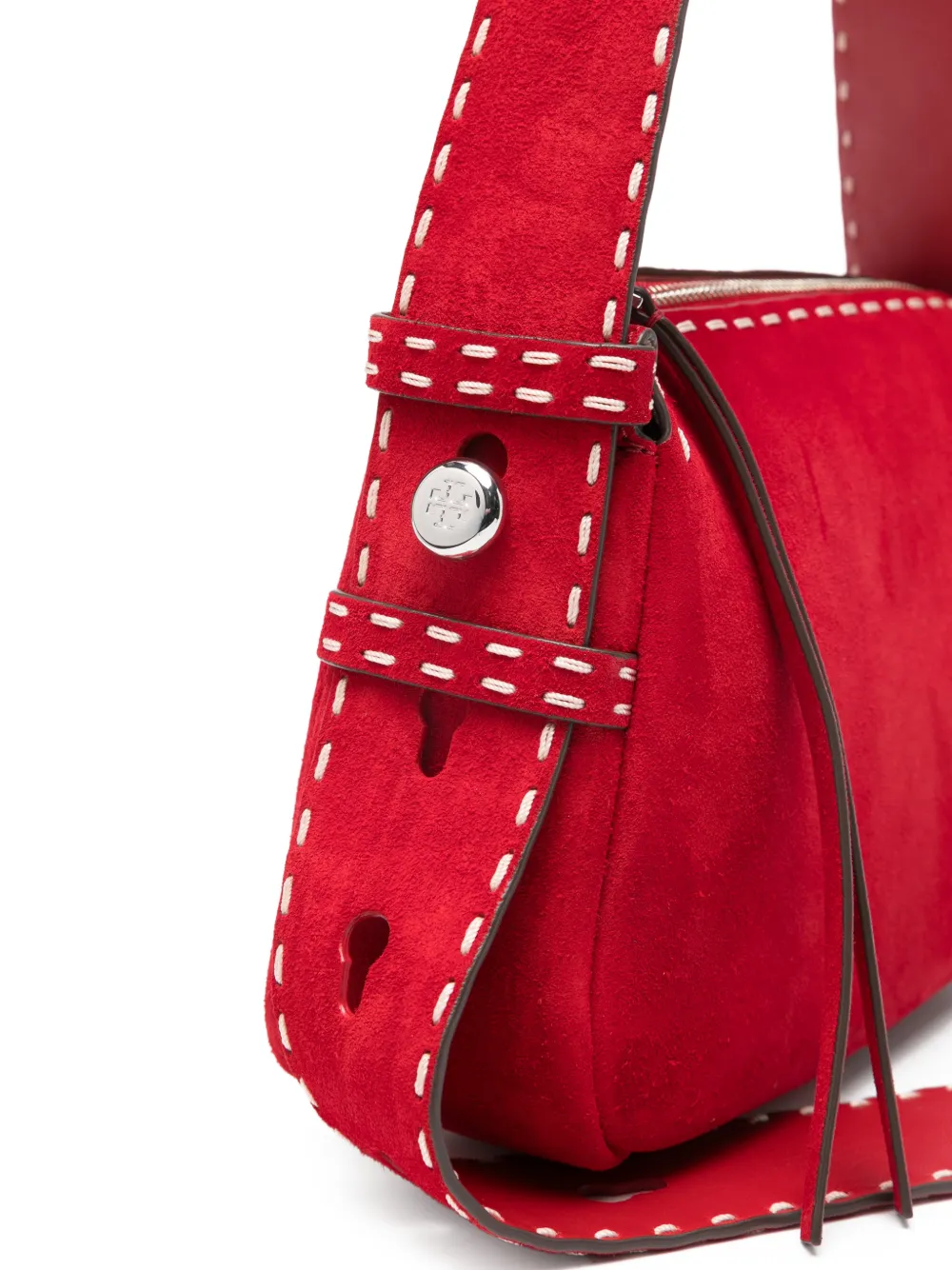 small Romy pick stitch tote bag