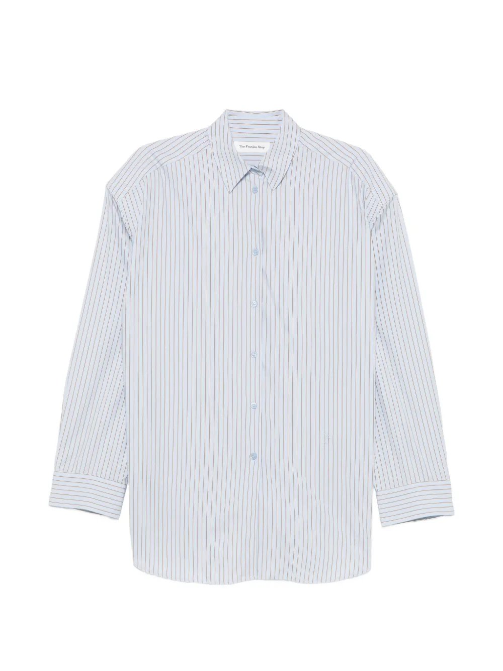 The Frankie Shop Oana striped-pattern shirt - Blu