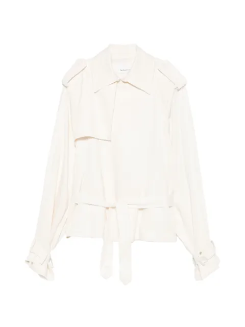 The Frankie Shop Elva belted trench coat