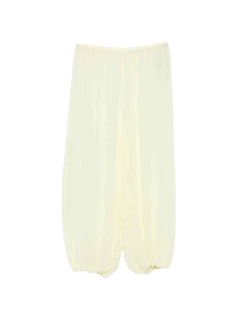 The Frankie Shop Mio sheer balloon pants - Giallo