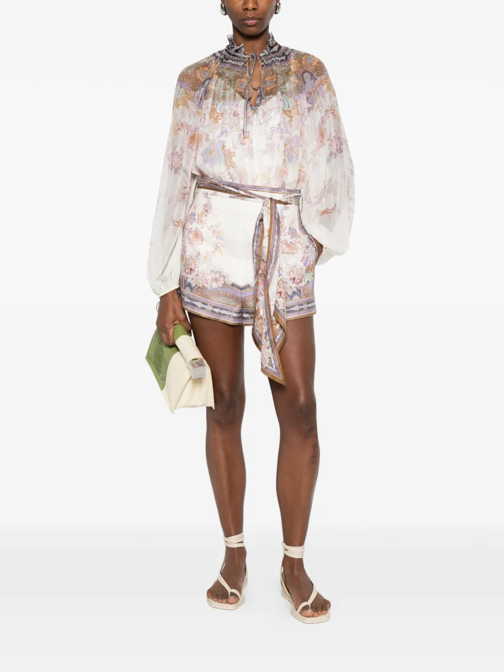 ZIMMERMANN Luna Billow blouse Wit