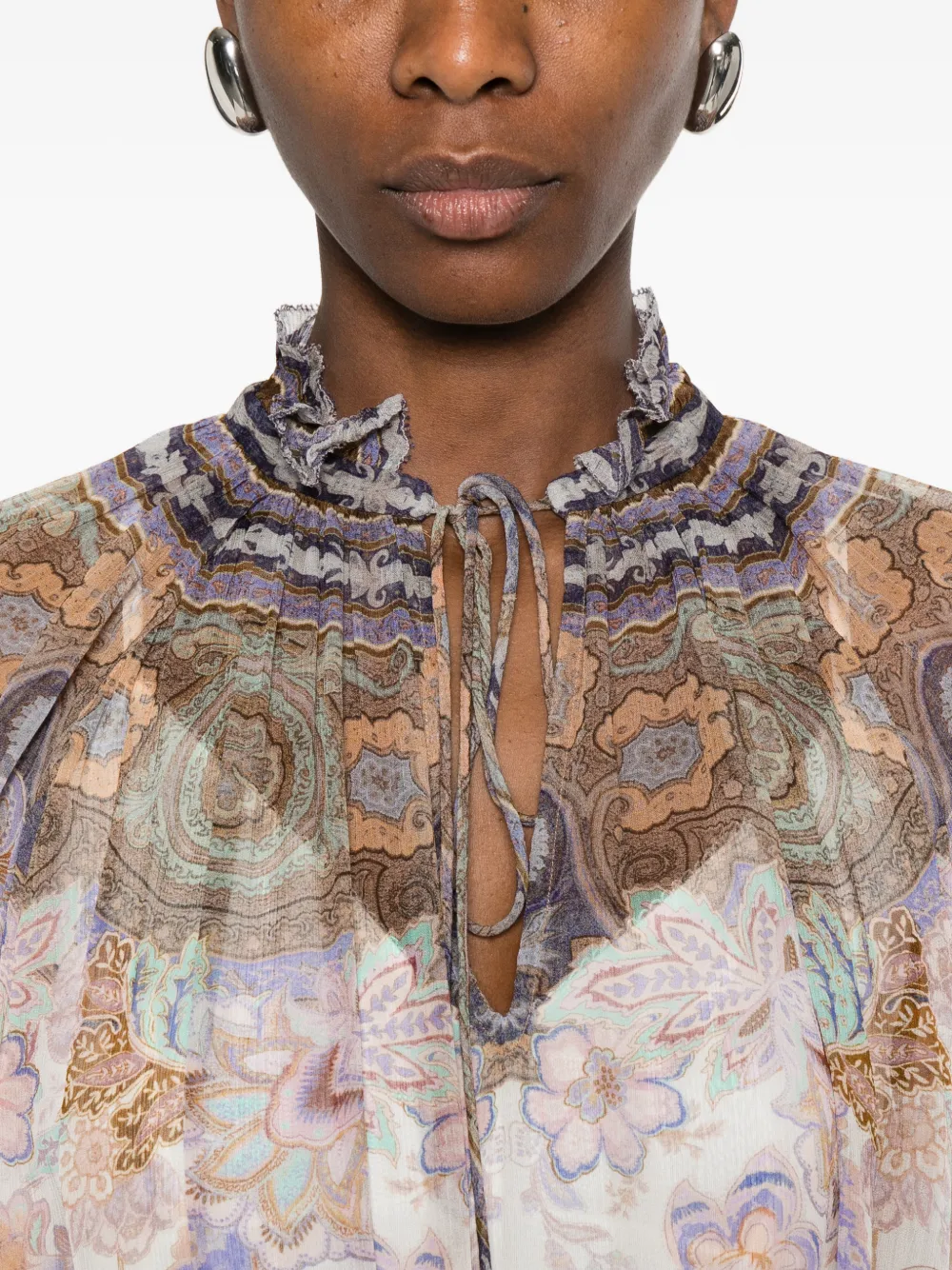 ZIMMERMANN Luna Billow blouse Wit
