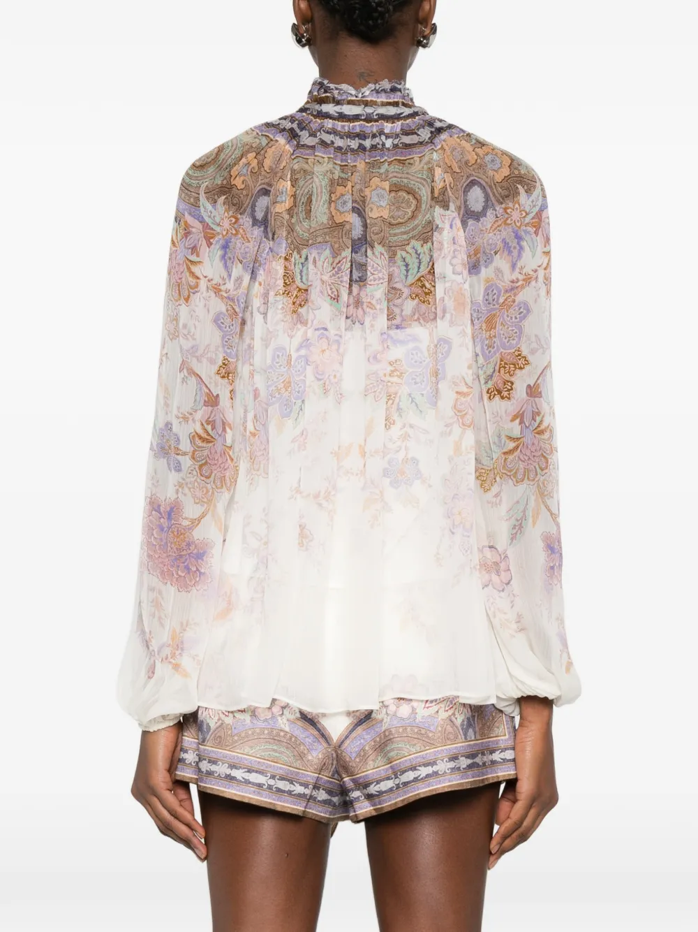 ZIMMERMANN Luna Billow blouse Wit
