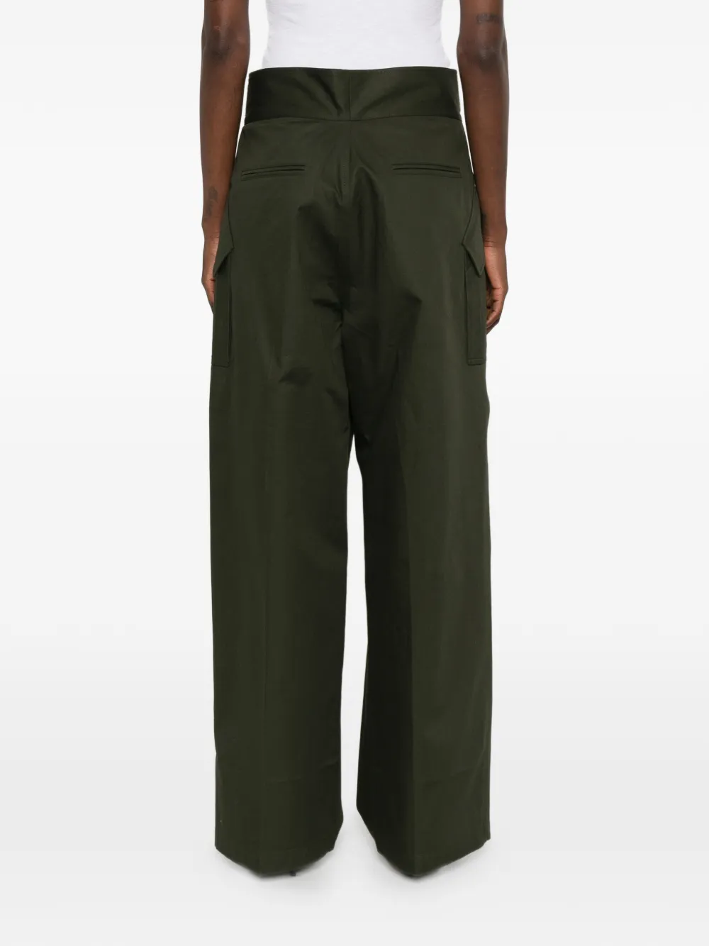The Frankie Shop Tova cargo broek Groen