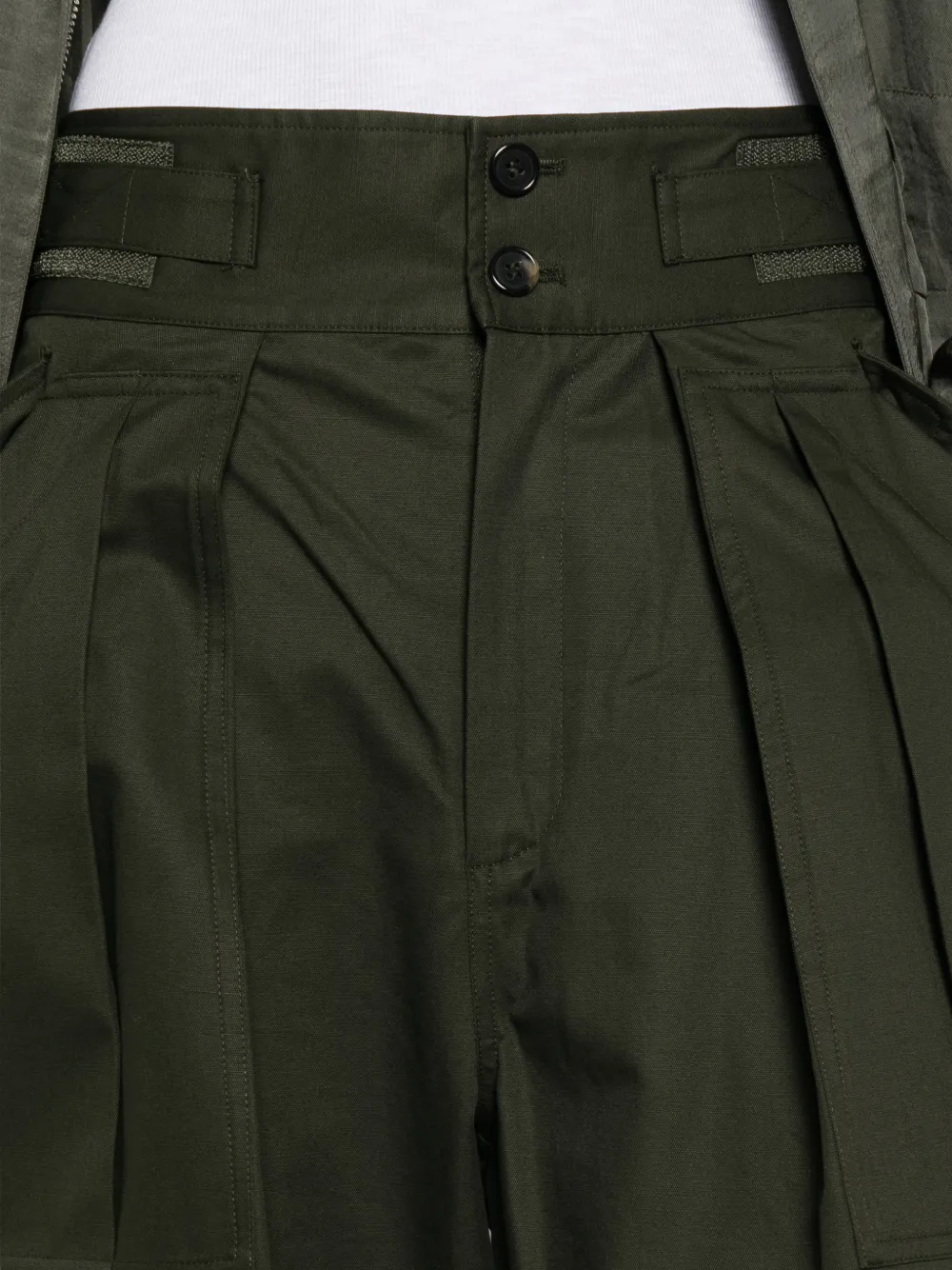 The Frankie Shop Tova cargo broek Groen