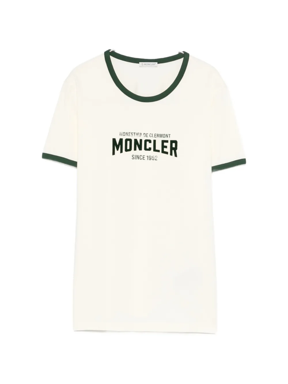 Moncler logo-print T-shirt - Toni neutri