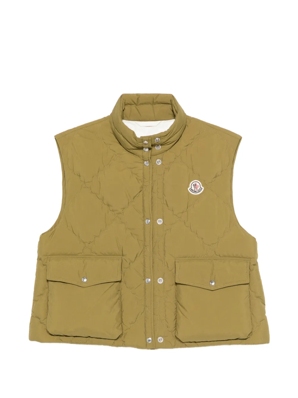 Moncler - Biois bodywarmer met gewatteerde zak - dames - polyamide/Polyester - 0 - Groen