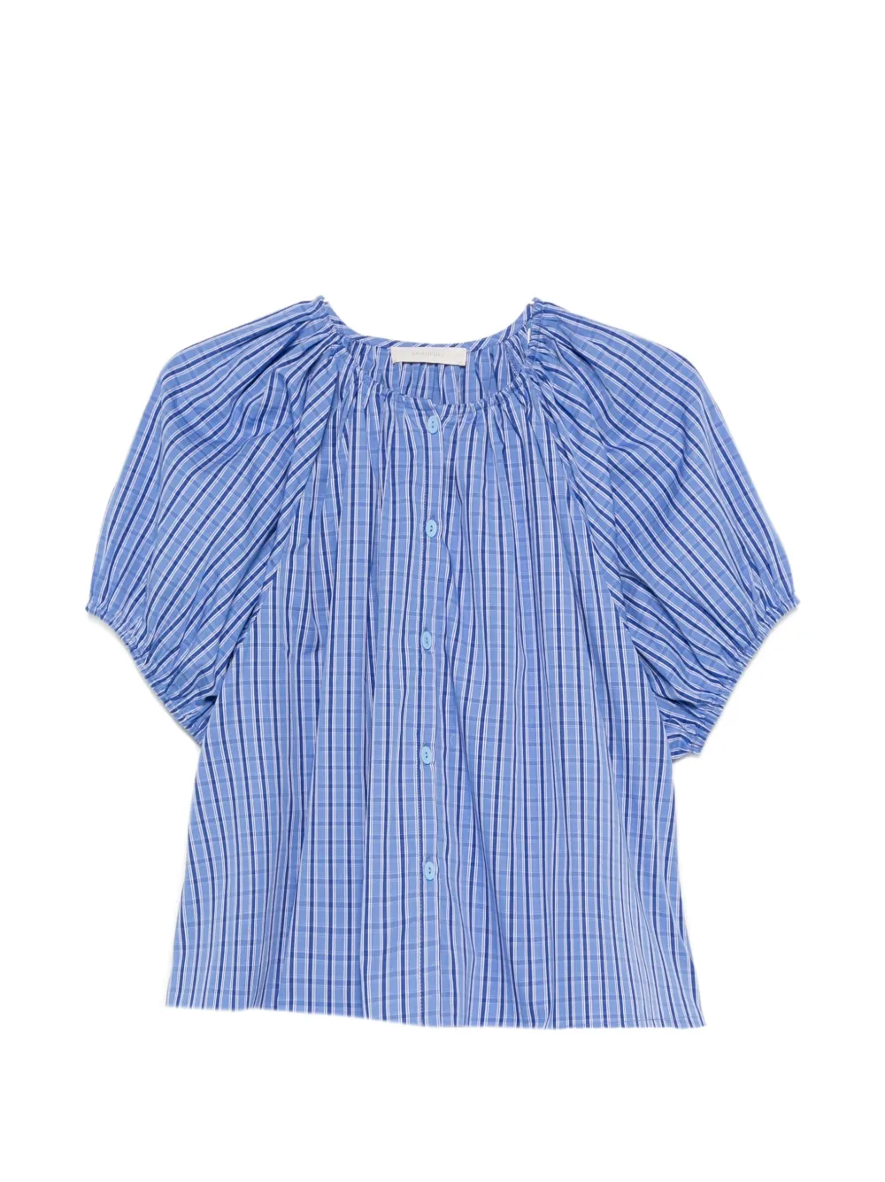 Faithfull the Brand Alexis gathered blouse - Blu