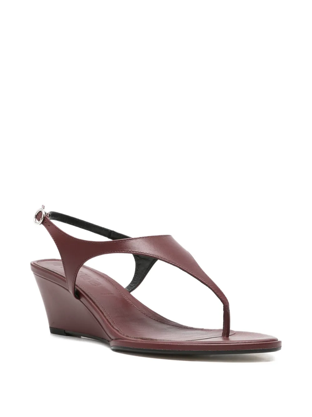Aeyde Roose leather sandals Rood
