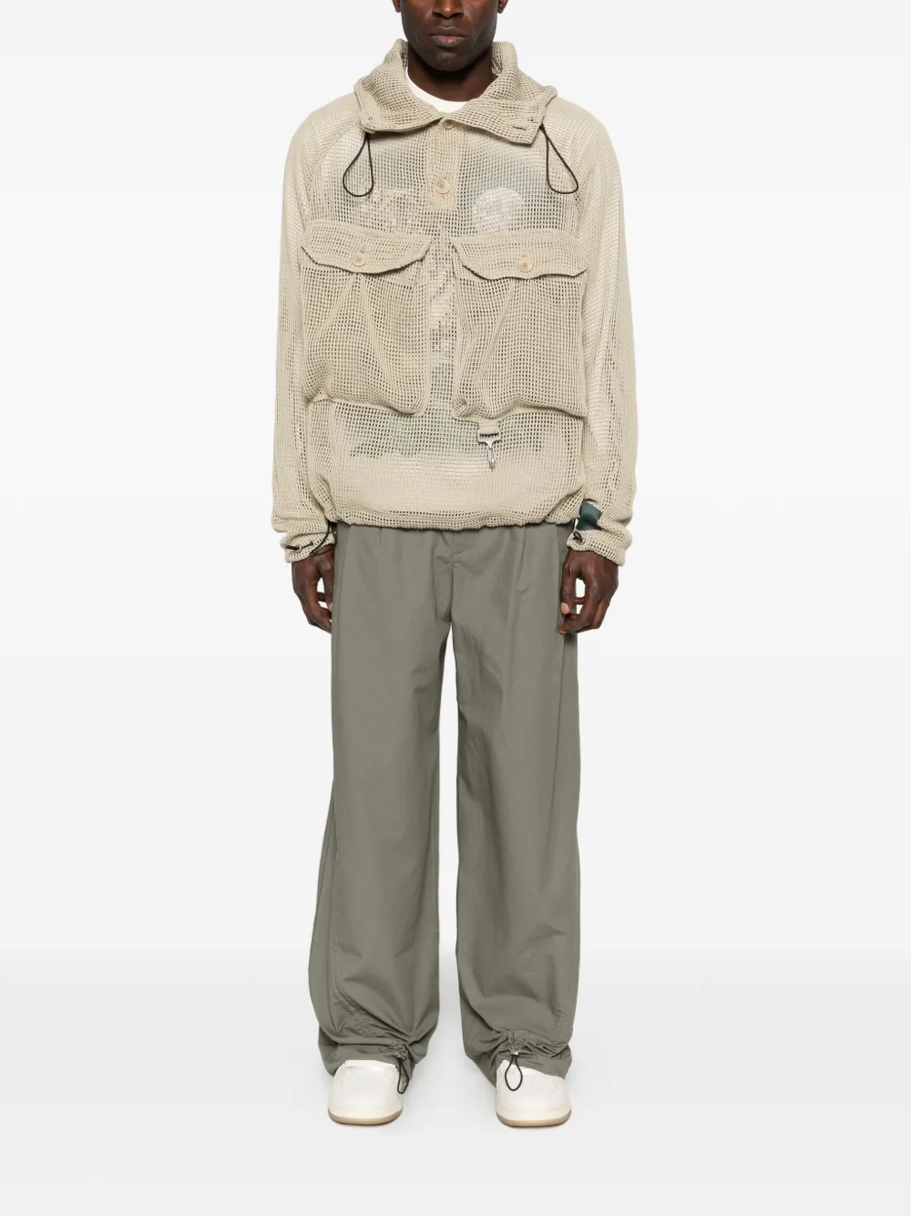  Reese Cooper Ripstop Pleated Trousers - Green 