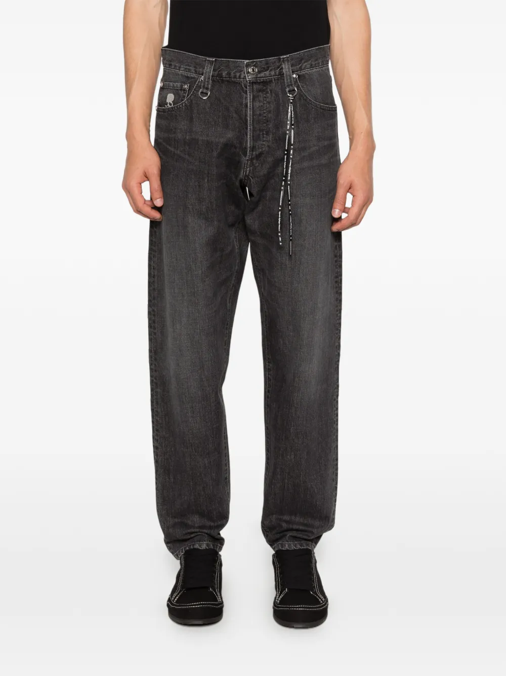  Mastermind Japan Patched Jeans - Grey 