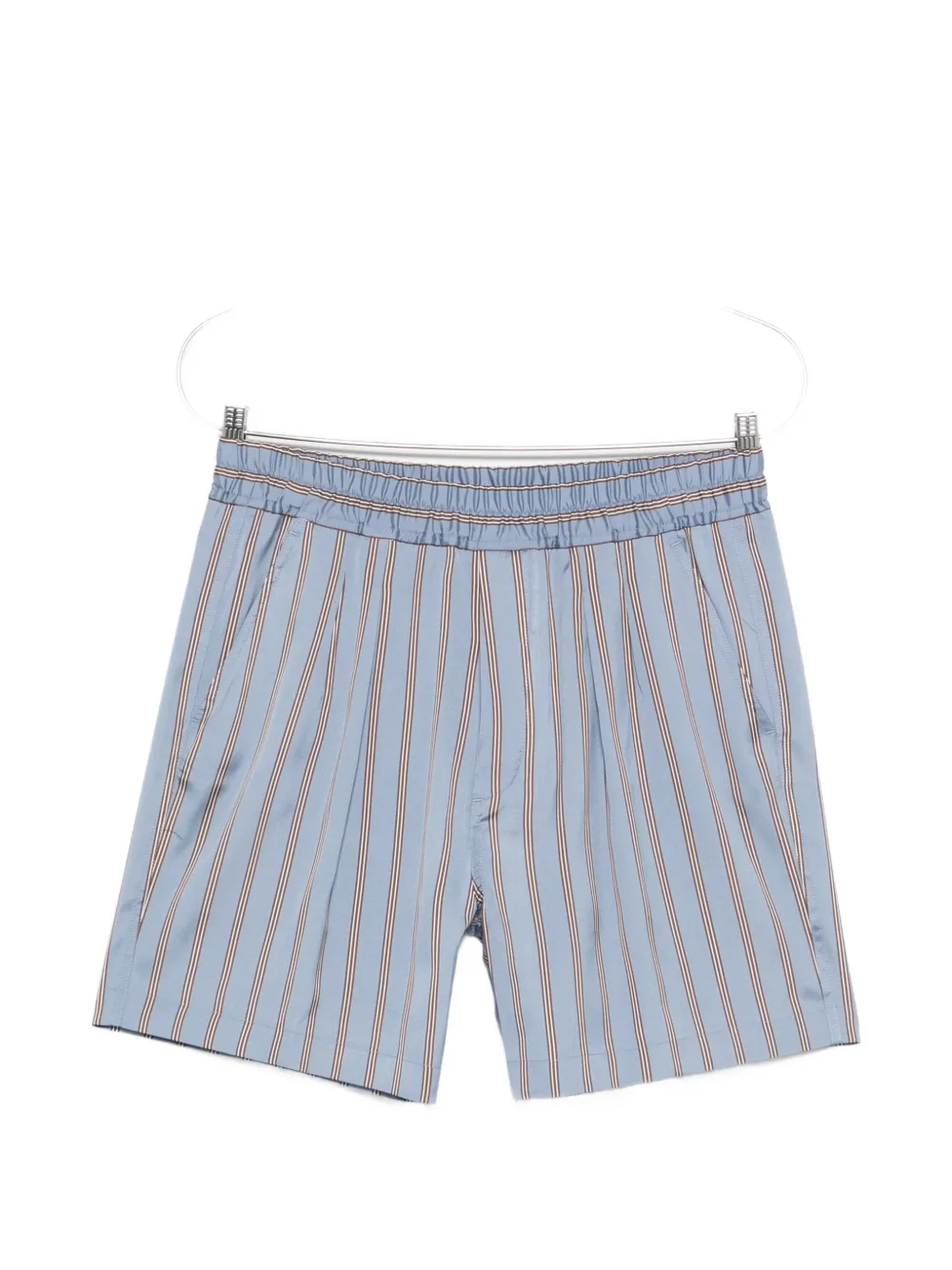 Tom Ford Striped-pattern Shorts In Blue