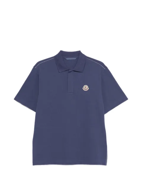 Moncler logo patch polo shirt