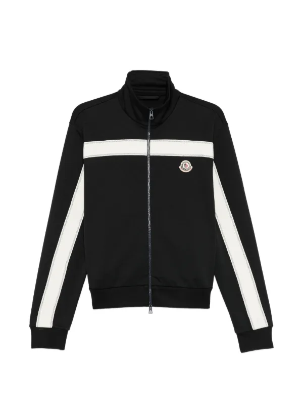 Moncler コントラストパネル トラックジャケット | ブラック | FARFETCH JP
