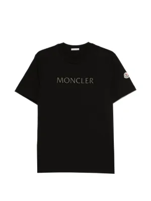 Moncler ロゴ Tシャツ | ブラック | FARFETCH JP