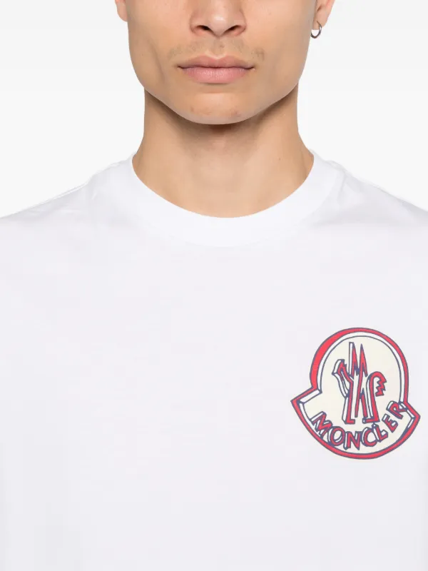 Moncler ロゴ Tシャツ | ホワイト | FARFETCH JP