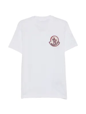 Moncler ロゴ Tシャツ | ホワイト | FARFETCH JP