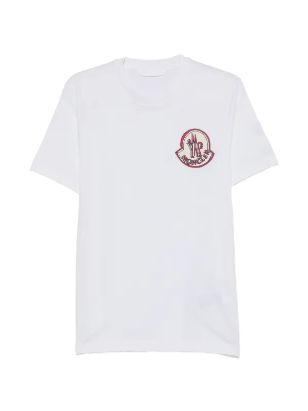 Moncler ロゴ Tシャツ | ホワイト | FARFETCH JP