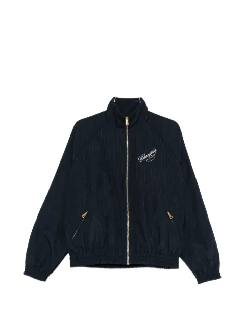 Willy Chavarria pinstripe-pattern zip-fastening jacket
